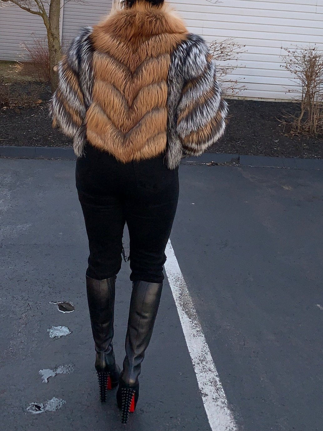 Fox Fur Patchwork Jacket(✔️Free shipping)