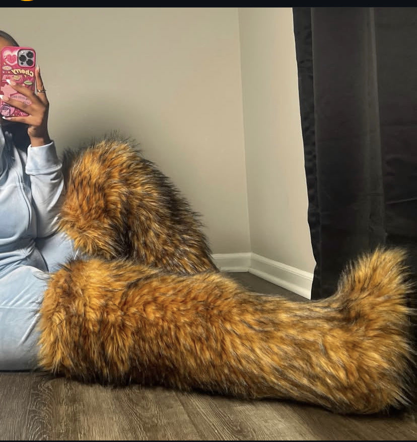 Fancy Warm Faux Fur Boots