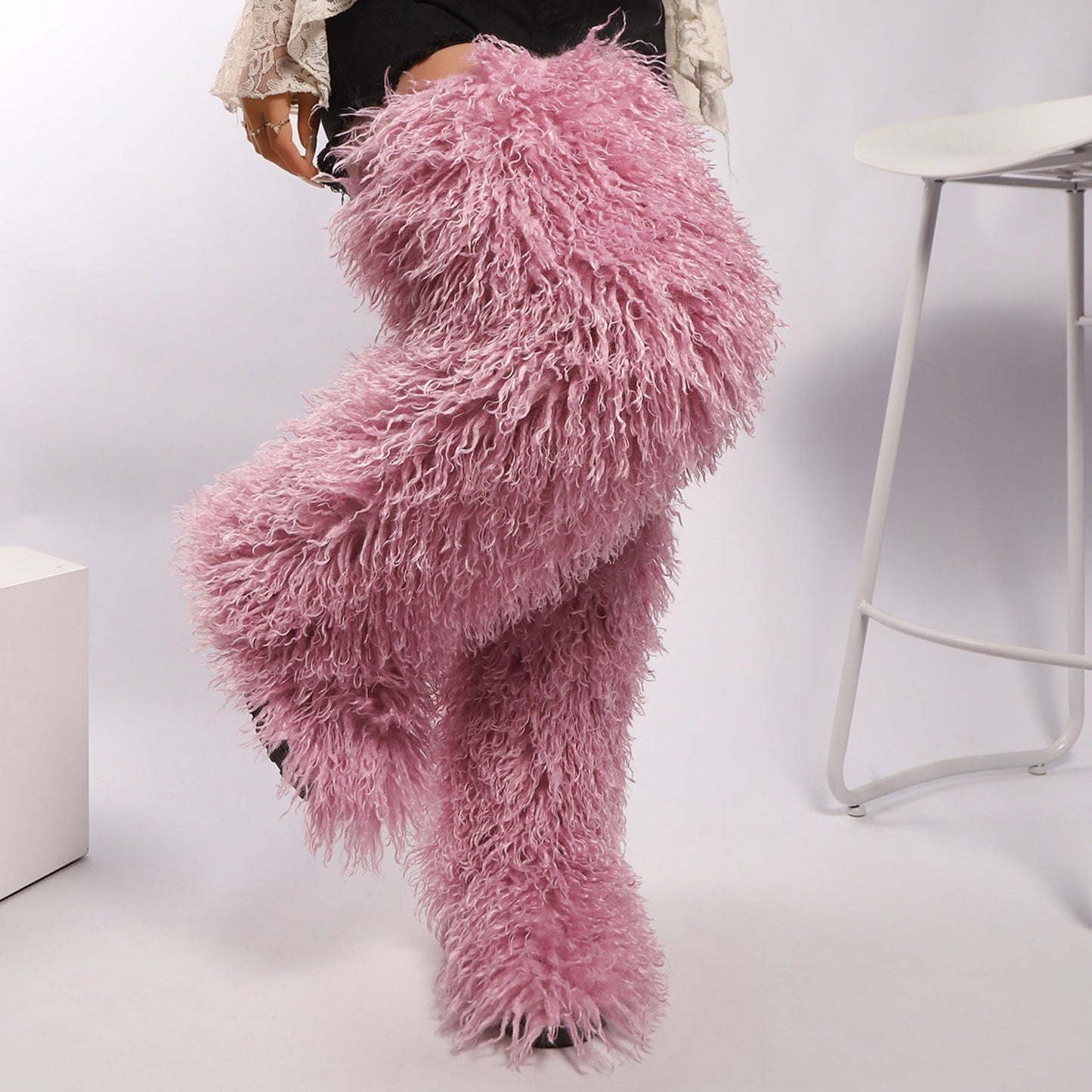 Fancy Warm Faux Fur Boots