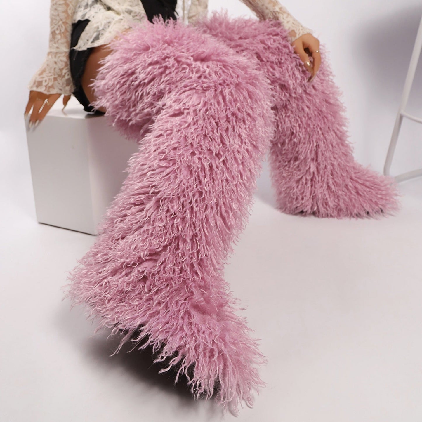 Fancy Warm Faux Fur Boots