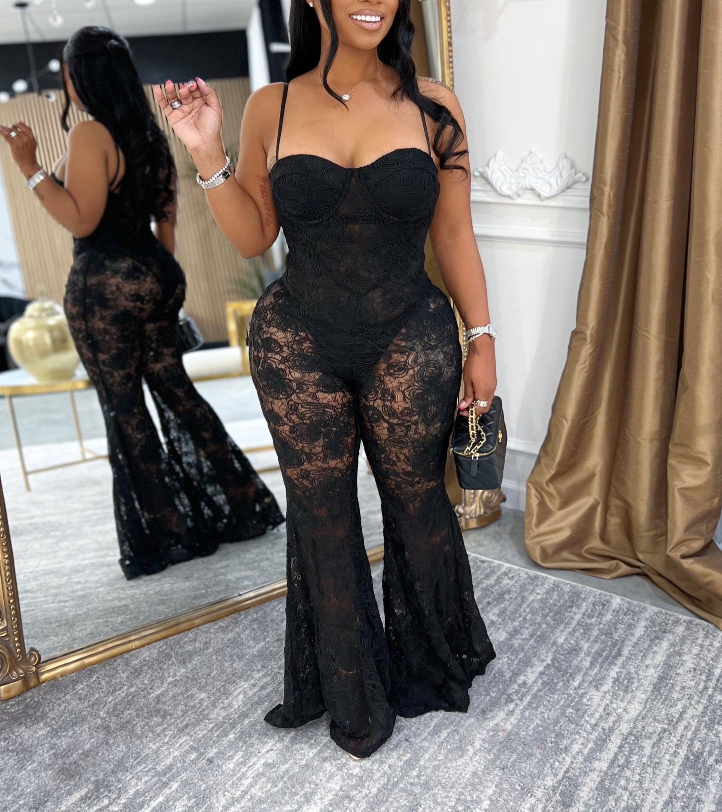 Lace Nights Jumpsuit