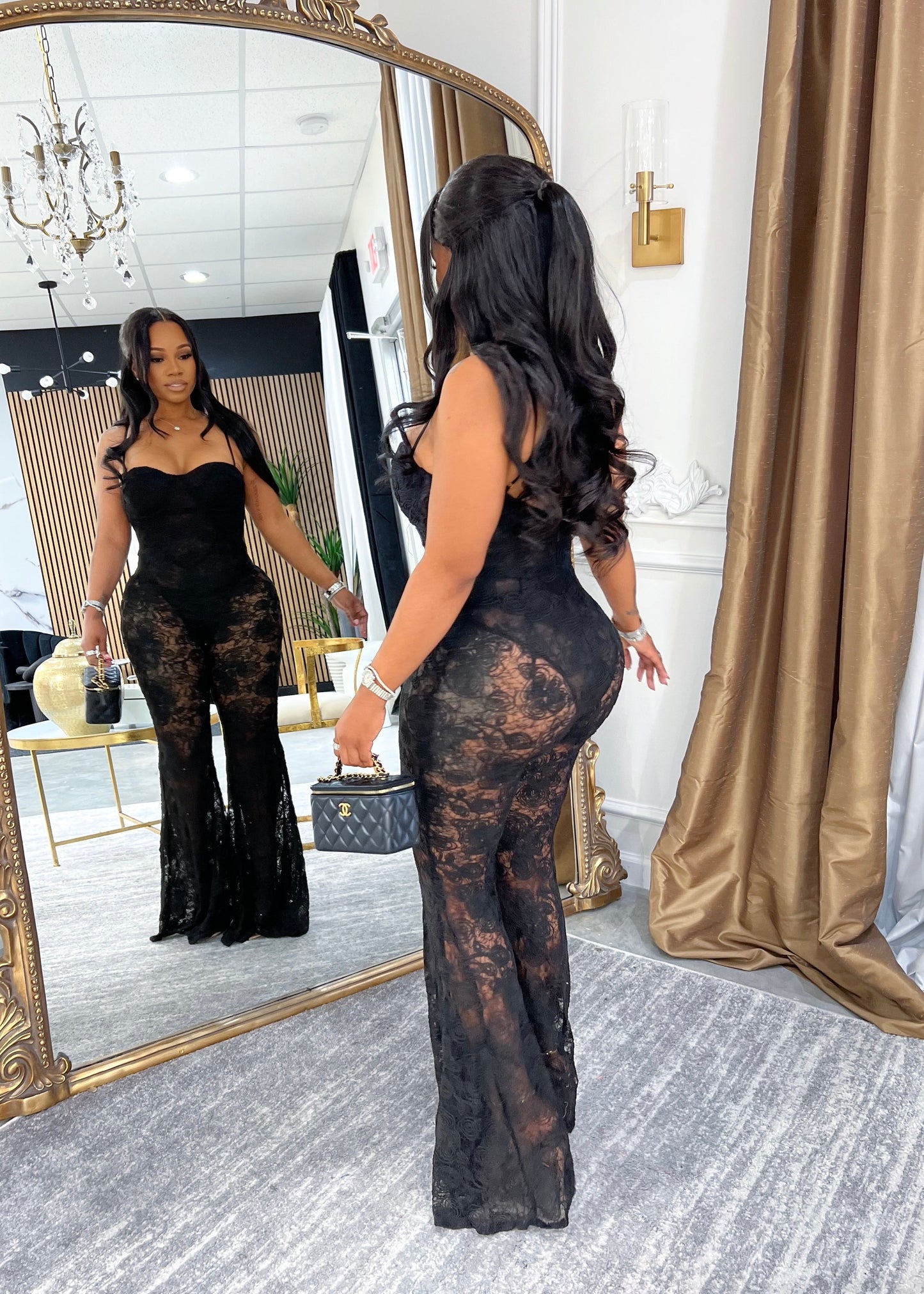 Lace Nights Jumpsuit