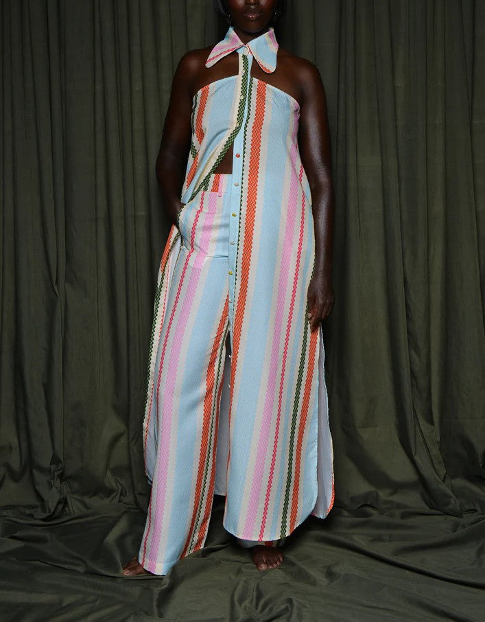 Pants In Multi Diamond Strinpes
