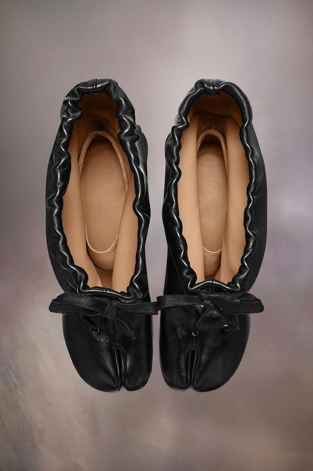 Soft Leather Drawstring Ankle Boots