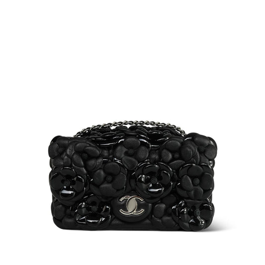 Mini Rectangular Camellia Flap Bag