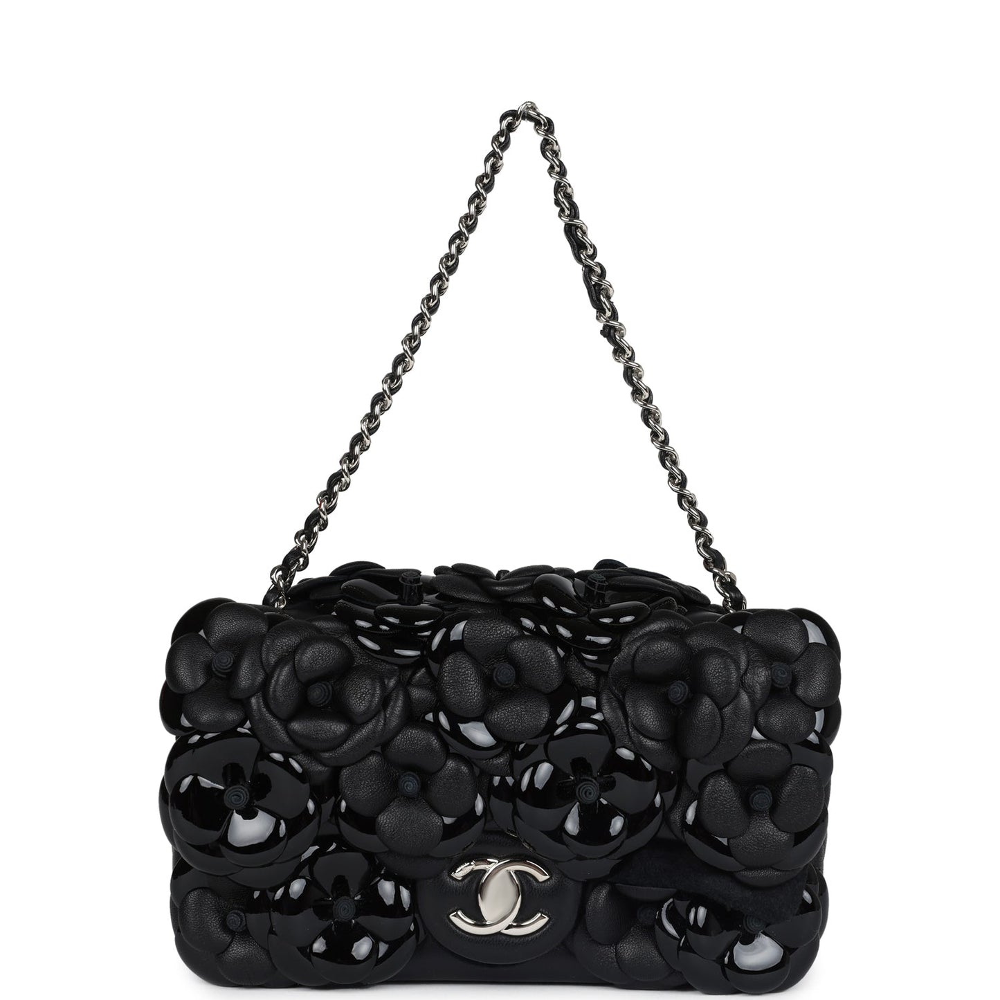 Mini Rectangular Camellia Flap Bag