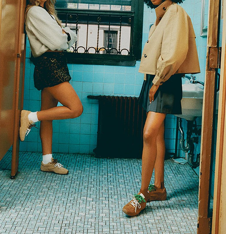 Aziel Camel Suede Sneakers