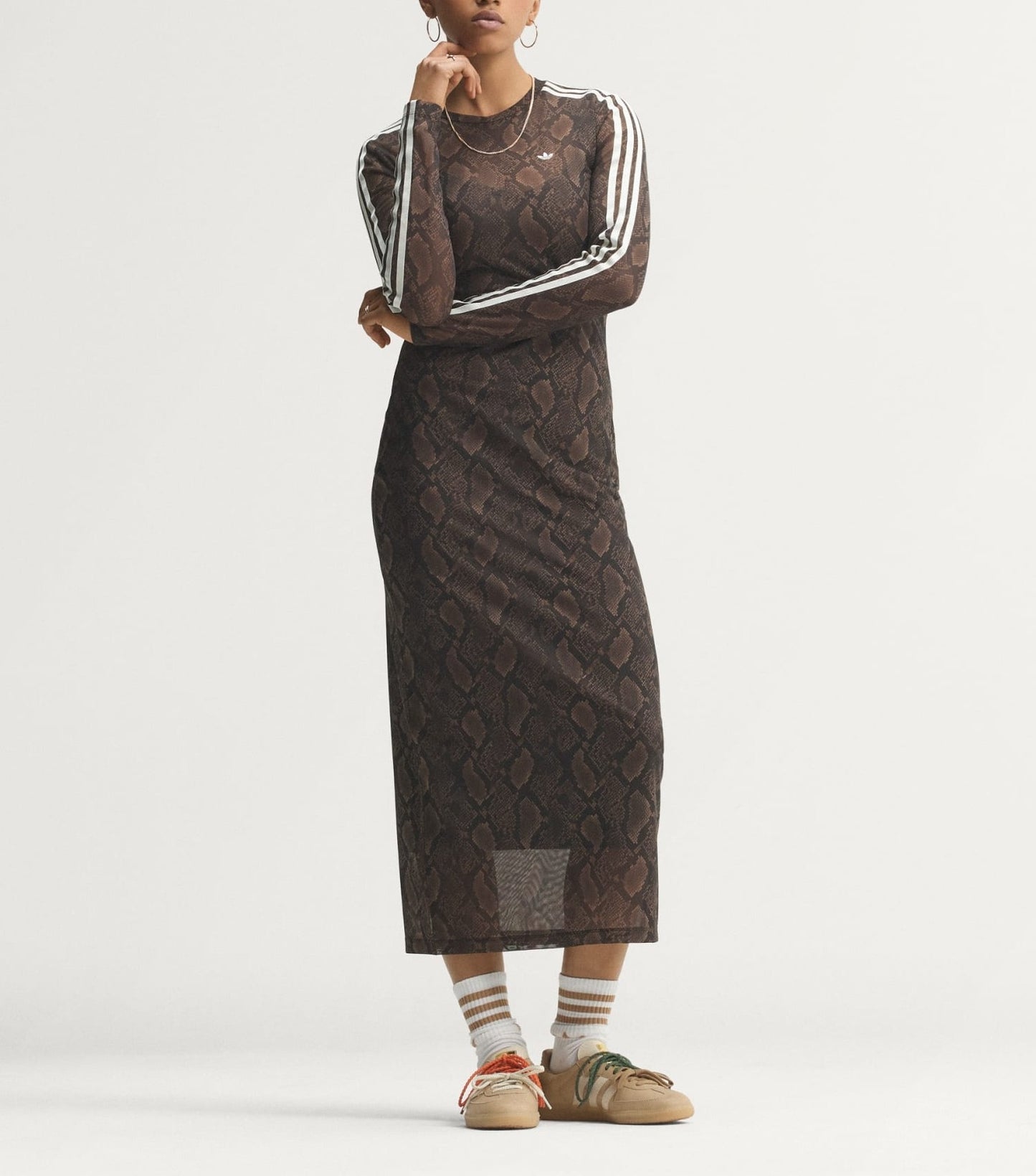 Snake Print Maxi Dress