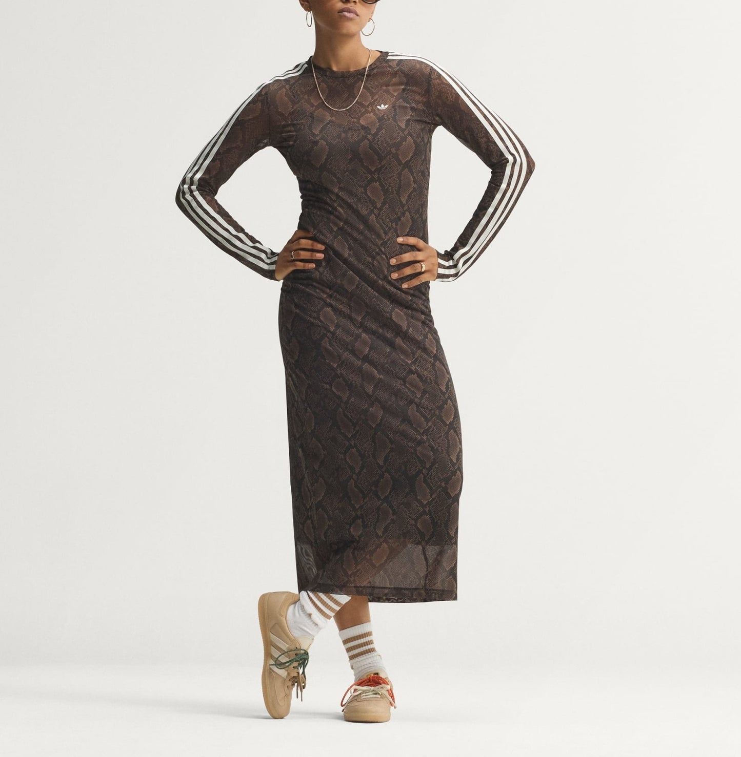 Snake Print Maxi Dress