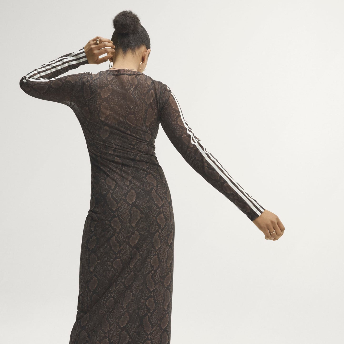Snake Print Maxi Dress