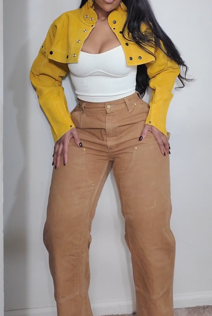 Fab Suede Workoutfit Jacket