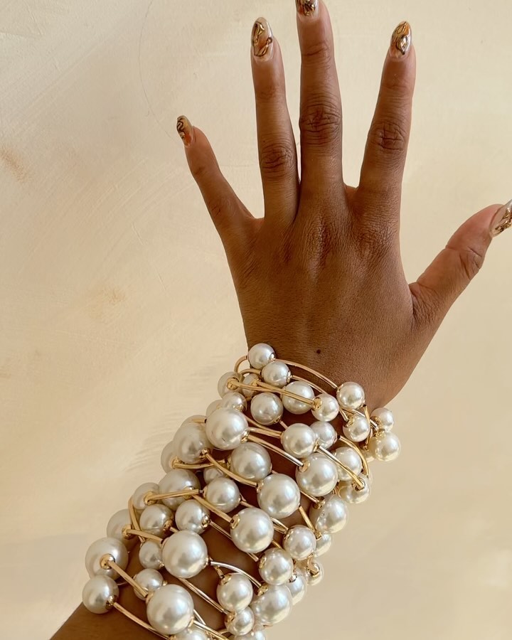 Crystal Pearl Blessing Bracelet