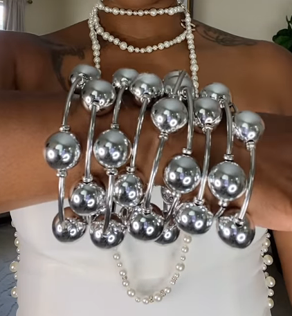 Crystal Pearl Blessing Bracelet