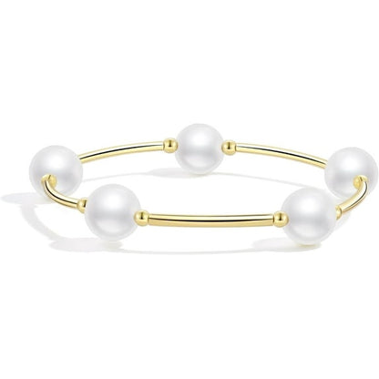 Crystal Pearl Blessing Bracelet