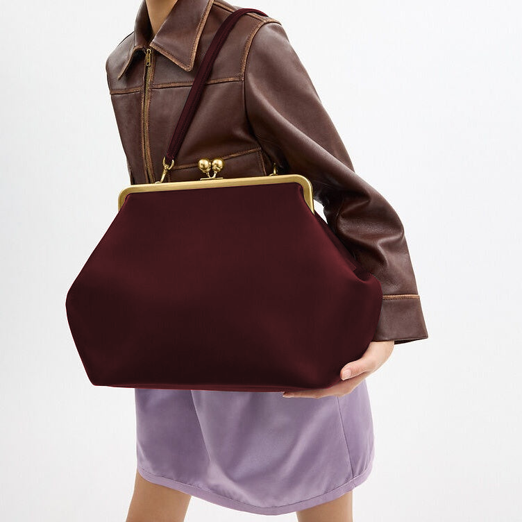 Large Kisslock Frame Bag