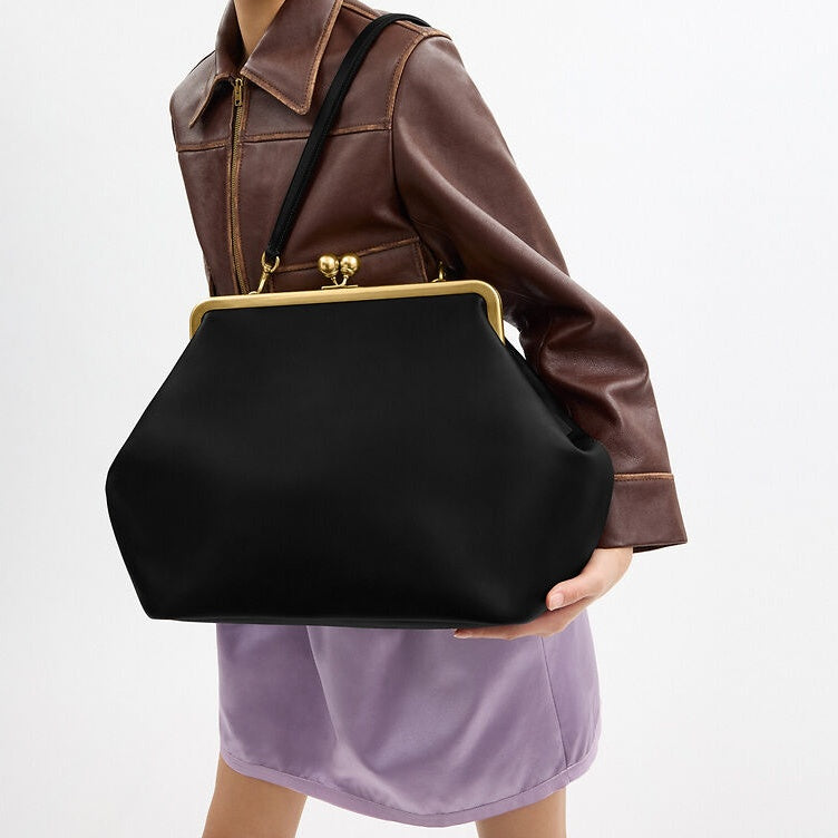 Large Kisslock Frame Bag