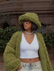 Solid Chunky Bucket Hat