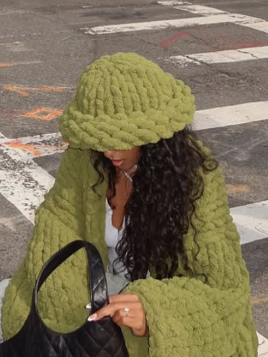 Solid Chunky Bucket Hat