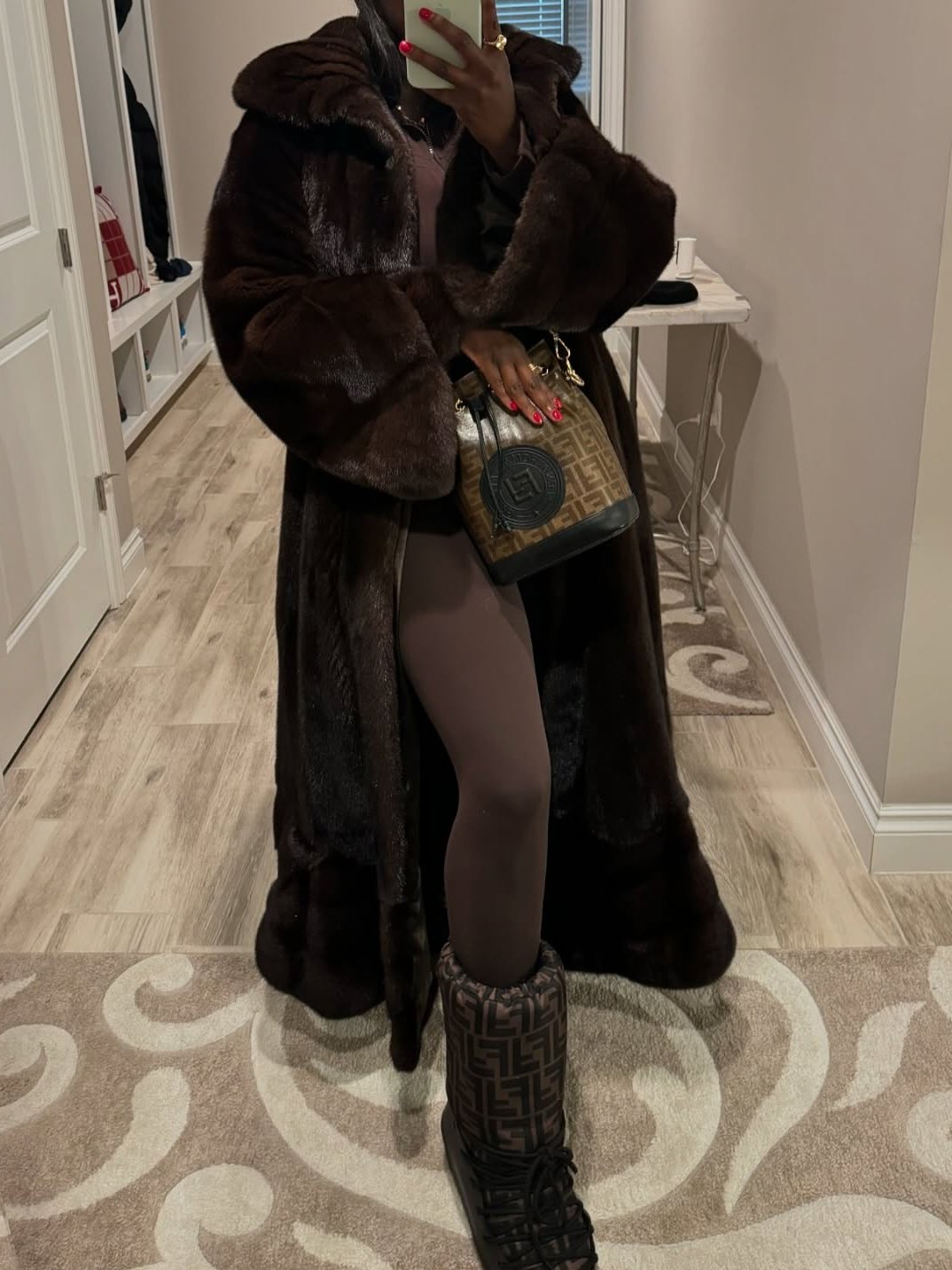 Eco-Friendly Full-Length Swing Mink